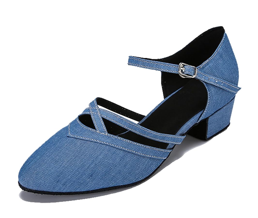 Amazon.com | Minishion Women's Closed Toe Dance Heels